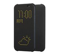 HTC Dot View (HC-M100) Etui Flip pour HTC One (M8) Gris