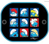 Htc - LOT DE 2 PARE SOLEIL LATERAL 44 X 36 CM SCHTROUMPF