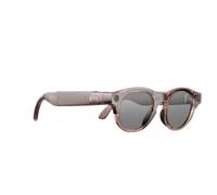 HTC VIVE Eagle - Lunettes IA - Unisex - Brun Transparent - Pantos | Verres Solaires, IA Gemini ou ChatGPT avec confidentialité intégrée, Verres ZEISS UV, Caméra 12MP, Haut-parleurs Open-Ear
