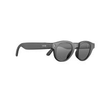 HTC VIVE Eagle - Lunettes IA - Unisex - Noir Charbon - Pantos | Verres Solaires, IA Gemini ou ChatGPT avec confidentialité intégrée, Verres ZEISS UV, Caméra 12MP, Haut-parleurs Open-Ear