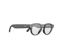 HTC VIVE Eagle - Lunettes IA - Unisex - Noir Charbon - Pantos | Verres Transparents, IA Gemini ou ChatGPT avec confidentialité intégrée, Verres ZEISS UV, Caméra 12MP, Haut-parleurs Open-Ear