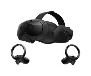 HTC Vive Focus Vision Ensemble - Casque de réalité Mixte et PC VR + contrôleurs - Édition Grand Public + Kit de Streaming Filaire Vive - Compatible avec Le Mode DisplayPort