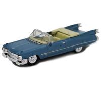 HTC - Voiture Americaine Cadillac Series 62 1959 Bleu Ciel 1/43°