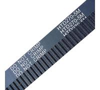 HTD 270-5M Dents de Courroie de Distribution 54 Longueur 270mm Largeur 10mm 15mm 12mm 5M Courroie en Caoutchouc à Boucle fermée 270 HTD5M poulie à Courroie (Size : Width 12mm)