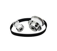 HTD 3M Timing Pulley & Belt Set 18T+36T 1:2 Ratio 10mm Width Complete Drive Kit(36T Bore 14mm,Belt Length 255mm)