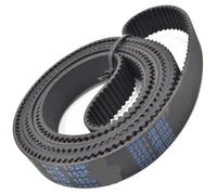 HTD3M Timing Belt Lp=1374 1401 1446 1464 1494 1500 1530 1569 1677-1875 Width 20mm Rubber 5Pcs (1875-(625 Teeth))