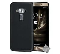 htdmobiles Housse Etui Coque Pochette Silicone Gel Fine pour ASUS Zenfone 3 ZE520KL + Film ecran - Noir