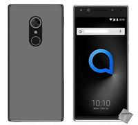 htdmobiles Housse Etui Coque Pochette Silicone Gel Fine pour Orange Dive 73 + Verre trempe - Gris