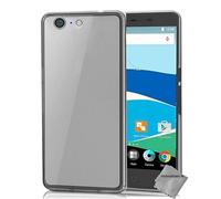 htdmobiles Housse Etui Coque Pochette Silicone Gel Fine pour Orange Neva 80 + Film ecran - Blanc Transparent