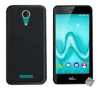 htdmobiles Housse Etui Coque Pochette Silicone Gel Fine pour Wiko Jerry 2 + Film ecran - Noir