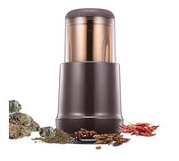 HTDRE 220V Electric Grain Mill Grinder Stainless Steel Coffee Grinder Blade, Detachable Grinder Small and Portable Mill for Coffee Beans