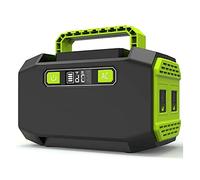 HTDRE Alimentation Solaire Portable, Stockage d'énergie Mobile Multifonction extérieur 200 W, Alimentation de Secours Domestique