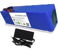 HTDRE Batterie Lithium 48 V 30 Ah pour vélos et trottinettes électriques avec Chargeur 54,6 V 2 A, Compatible avec Les Moteurs de 200 W à 1 000 W.