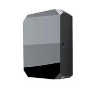 HTDRE Boîtier de Protection Mural étanche pour borne de Recharge de véhicule électrique, Robuste et Durable, Compatible avec la Plupart des modèles (Noir, 50 x 60 x 25 cm)