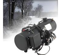 HTDRE Chauffage à Combustible Liquide en Acier Inoxydable, Chauffage hydronique 12 V/24 V, Chauffage Rapide, Convient aux Voitures, camions et grues, 30 kW/12 V