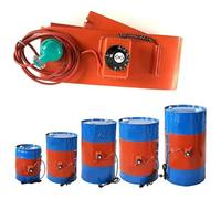 HTDRE Chauffage de fût, Courroie chauffante en Silicone, réglage de la température de 30 à 150 °C, Chauffage de Seau isolé, 3 000 W, Conception à Ressort élastique pour fûts d'huile de 20 à 200 L