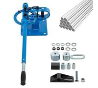 HTDRE Cintreuse de Tubes Manuelle, cintreuse d'établi Robuste avec Plusieurs Matrices, poignée rétractable pour la Fabrication métallique et la réparation Automobile