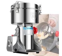 HTDRE Electric Grain Mill Grinder, High-Speed Superfine Pulverizer for Dry Cereals, Corn, Pepper, and Coffee