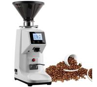 HTDRE Espresso Coffee Grinder Electric,Touch Screen Control&Two Grinding Modes,Your Coffee Begins with The Right Grind (White 500ml)