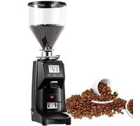 HTDRE Espresso Coffee Grinder Electric,Touch Screen Control&Two Grinding Modes,Your Coffee Begins with The Right Grind (Black 1500ml)