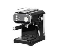 HTDRE Espresso Machine, Fully Automatic Stainless Steel Coffee Maker with Programmable Features, Classic Milk Frother & Removable Water Tank for Latte Macchiato & Cappuccino