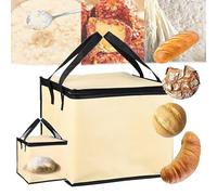 HTDRE Four à levain (20-50 L), cuve de Fermentation (réutilisable), avec résistance et poignée, 3 Vitesses, Chauffage Basse température, pour Pain et Yaourt, 35 L