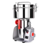 HTDRE Grain Mill Grinder 3000W High Speed Stainless Steel Electric Grinder for Cereals, Corn, Coffee, Spices, Herbs, Grains, and Dry Foods - 1000g Pulverizer Machine
