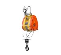 HTDRE Grue à Moteur 230 kg 30 m Palan électrique à Double Trou 220 V Suspension Portable Palan de Construction Rapide Treuil électrique sans balais Palans électriques (télécommande 360°)
