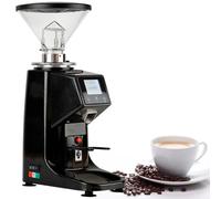 HTDRE Home Electric Espresso Coffee Grinder,Adjustment Time & Amount,Digital Display Commercial Coffee Bean Cutters Pulverizer (Black 500ml)