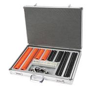 HTDRE Kit de lentilles d'essai optiques, Ensemble Complet d'équipement d'optométrie Comprenant Une Monture d'essai pour Les Tests de Lunettes et l'évaluation de la Vision chez Les Professionnels.