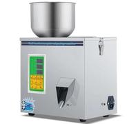 HTDRE Machine de Remplissage de Poudre, Machine de Pesage et de Dosage en Acier Inoxydable pour Le Remplissage de Particules de 1 à 50 g de Haricots, graines, céréales et thé - Durable et Efficace