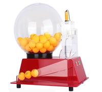 HTDRE Machine de tirage Automatique à 60 Boules pour loterie | Cage de Bingo Transparente pour lieux de Divertissement | Boules acryliques | Divertissement et Excitation
