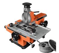 HTDRE Machine Semi-Automatique de gaufrage de métaux pour Le marquage de Lettres majuscules, de Chiffres et de Symboles Simples sur des Feuilles de métal