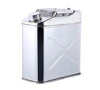 HTDRE Réservoir d'essence en Acier Inoxydable 304 - Accessoires pour Voiture, VTT, Moto - Seau d'huile Universel de 10 L, 15 L ou 20 L