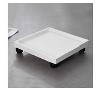 HTDRE Support à Plantes Roulant avec roulettes - Chariot Porte-Pots de Fleurs réglable pour l'intérieur et l'extérieur - Soucoupe pour Plantes en Pot - Décoration de Jardin et de terrasse