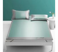 HTDRE Tapis de Couchage d'été en rotin, surmatelas rafraîchissant, Pliable et Respirant, Drap-Housse Doux pour Un Repos Confortable