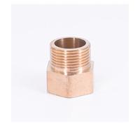 HTEJFUXQE 1/2" BSP Female Thread to 3/8" Male Threaded Brass Reducer Hex Bushing Pipe Fitting Water Gas Adapter