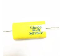 HTEJFUXQE 50PCS MKP 5.6UF250V Polypropylene Capacitor Axial Capacitor 250V5.6uF