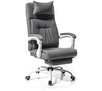 HTERWQEA Chaise Bureau Ergonomique pivotante for Ordinateur, Chaise Moderne et Simple, inclinable avec Appui-tête réglable, Assise Confortable for Salle d'étude