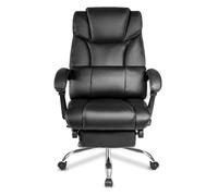 HTERWQEA Chaise Bureau Moderne et Ergonomique en Cuir Souple, pivotante réglable Hauteur, idéale for la Maison, Le ou Salle conférence