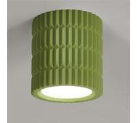 HTERWQEA LED Tricolor Dimmable Ceiling Light 7W Nordic Resin Flush Mount 5.5 Inch Close to Ceiling Lamp for Girls Room Bedroom Nursery Corridor and Entrance