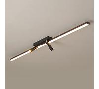 HTERWQEA Modern 31.5" LED Linear Ceiling Light, Surface Mounted Minimalist Island Ceiling Lights for Kitchen Dining Room, Commercial Bedroom Spotlight Fixture, 80cm Ceiling Lamp