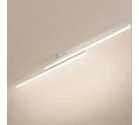 HTERWQEA Modern LED Ceiling Light Linear Chandelier Flush Mount Ceiling Lighting Fixture Long Strip Close to Ceiling Lights for Bedroom Hallway Kitchen