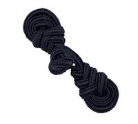 HTFKFW Bouton de Jupe, Boutons de Crochet Vintage, Fermetures de Pipa Chinoises, Boutons à Boucle Cheongsam, décoration de Costume for vêtements, Boutons de Fixation sécurisés(Black)