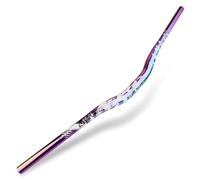 HTGAOO Guidon VTT, Guidon VTT en Forme d'hirondelle 31,8 x 720/780 mm, Guidon VTT en Alliage d'aluminium, rehausseur de Guidon de vélo,(C White,780MM)