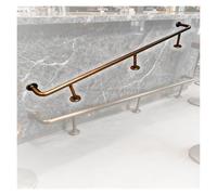 HTGAOO Kit de Rail Pied Robuste for Poteau, Tuyau en Acier 28 à 110 Pouces, matériel d'installation for comptoir intérieur/extérieur (86 pouces/218,44 centimètres)(57inch/144.78cm)