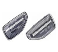 HTGMTGPACC Indicateur Dynamiques Pour Dacia Pour Logan Pour Duster II 2012-2018 Clignotant Latéral Dynamique Orange Avec Répétiteur 2 Pièces(Dynamic Smoked)