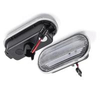 HTGMTGPACC Indicateur Dynamiques Pour Skoda Pour Octavia 1996 1997 1998 1999 2000-2010 Clignotants Latéraux Dynamiques LED Avec Fonction Séquentielle Lot De 2(Crystal white)