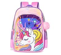 HTgroce Sac à Dos pour Filles Mode Porte Cartable Grande Capacité Sac à Dos Scolaire avec Mignons Licorne et Sac à Dos Fille