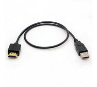 HTGuoji Câble adaptateur USB vers HDMI - Convertisseur de charge USB 2.0 Type A mâle vers HDMI mâle (uniquement pour le chargement) (50 cm)